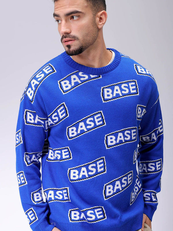 The Indian Garage Co Men Typography Longline Pullover