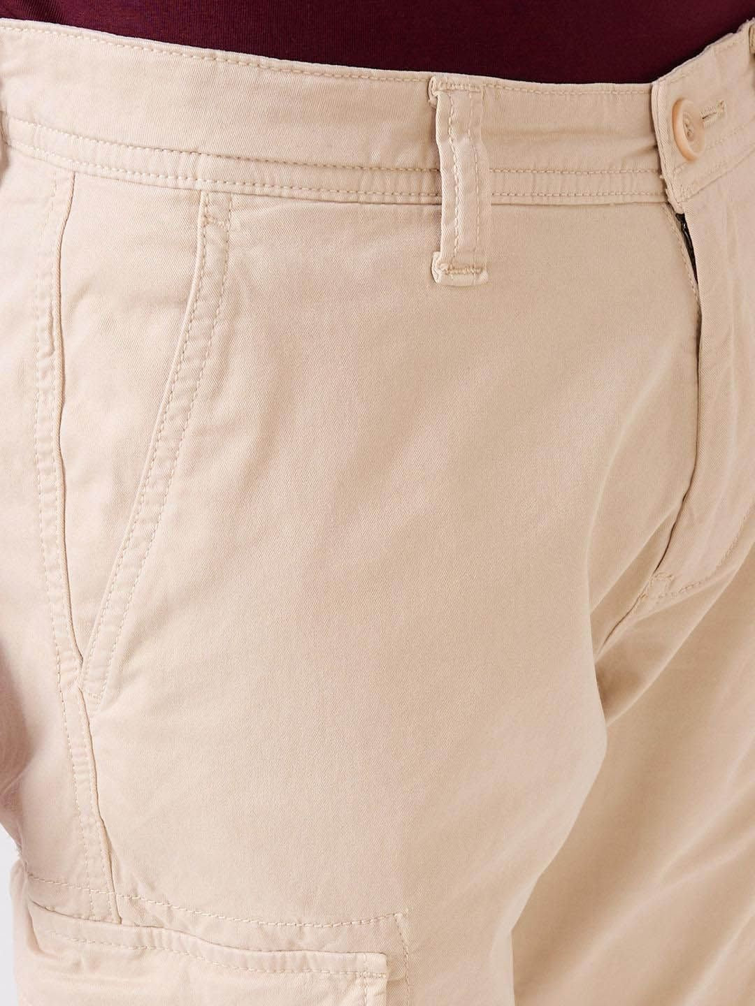 SPYKAR Men Cargo Mid-Rise Shorts