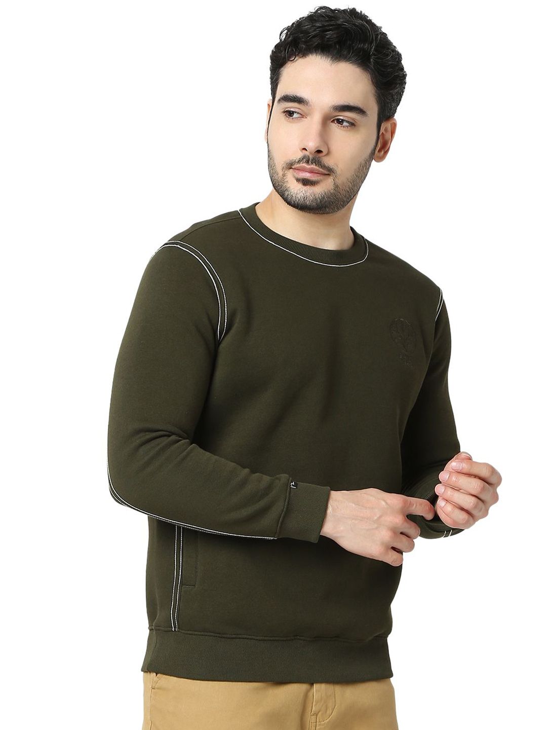 SPYKAR Men Hooded Sweatshirt