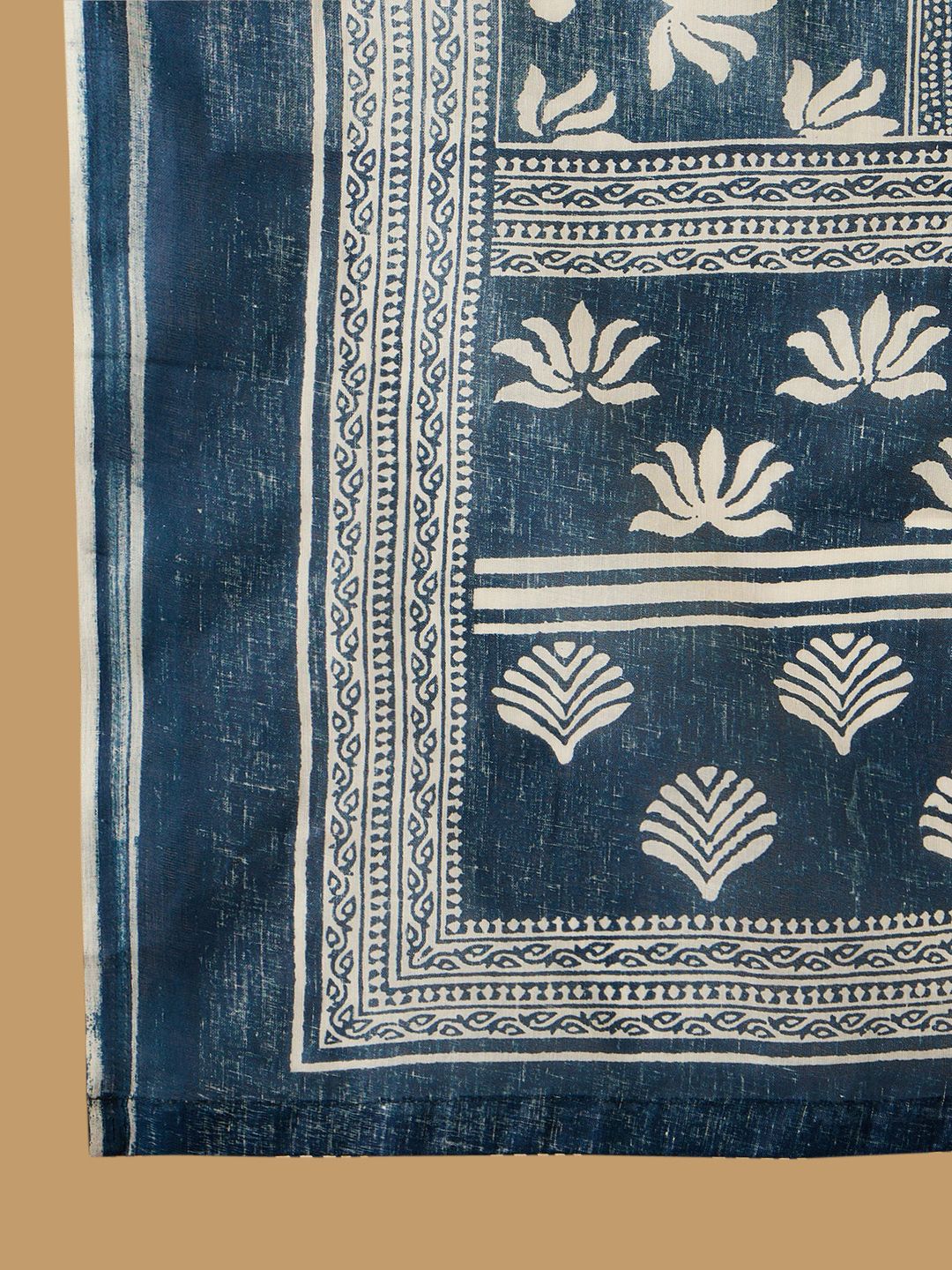 Indo Era Ethnic Motifs Printed Thread Work Pure Cotton Kurta with Trousers & Dupatta