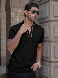 Powerlook Men Polo Collar T-shirt