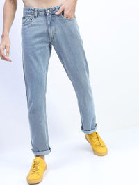 HIGHLANDER Men Straight Fit Light Fade Jeans