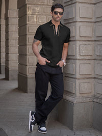 Powerlook Men Polo Collar T-shirt