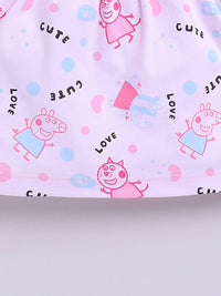 Happy Faces Infant Girls Printed Pure Cotton A-Line Dress