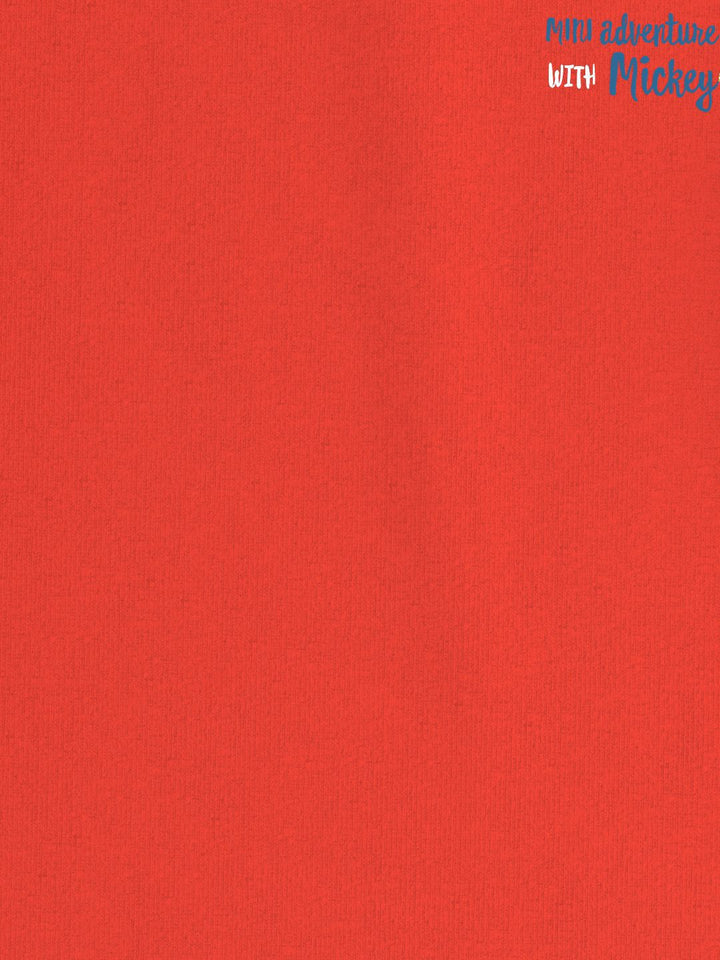 Nauti Nati Boys Mickey Mouse Printed Antimicrobial Cotton T-shirt