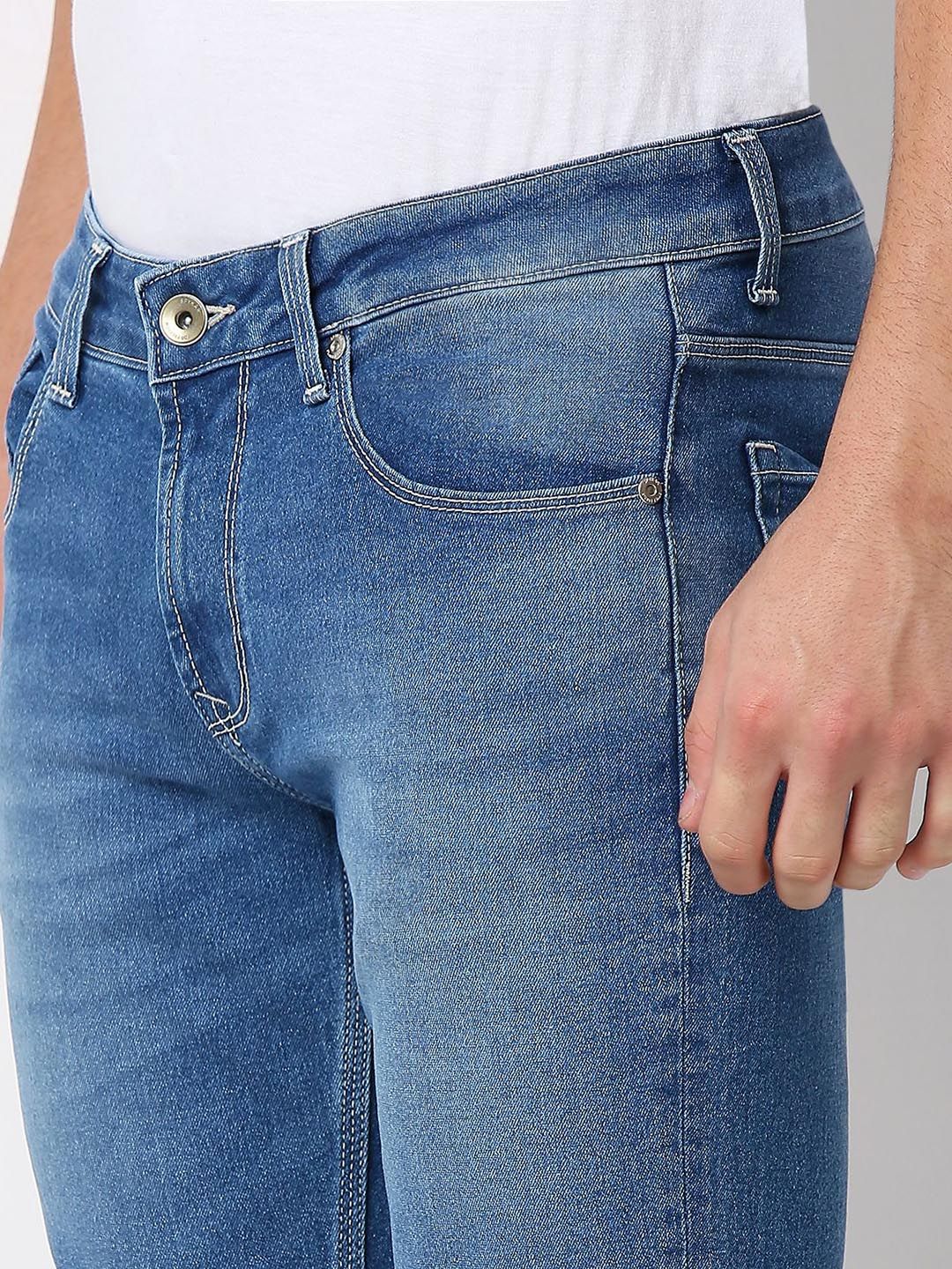 SPYKAR Men Cotton Mid-Rise Low-Rise Stretchable Jeans