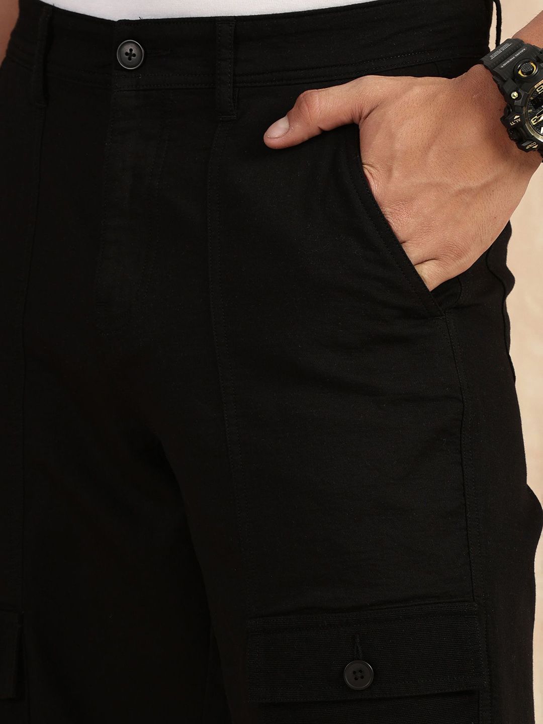 Thomas Scott Men Regular Fit Mid-Rise Shorts