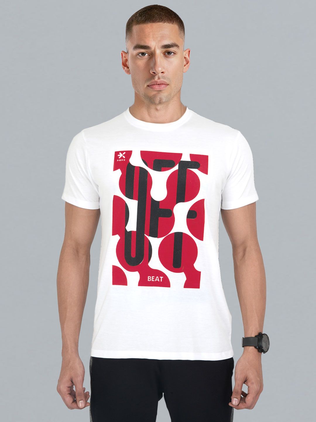 HRX by Hrithik Roshan Men Typography Printed T-shirt