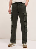 THE BEAR HOUSE Men Cotton Regular Fit Cargos