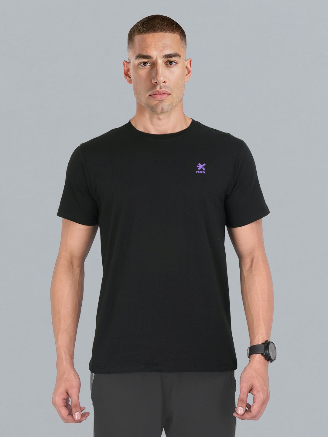 HRX by Hrithik Roshan Pure Cotton Typography Printed Lifestyle T-shirt