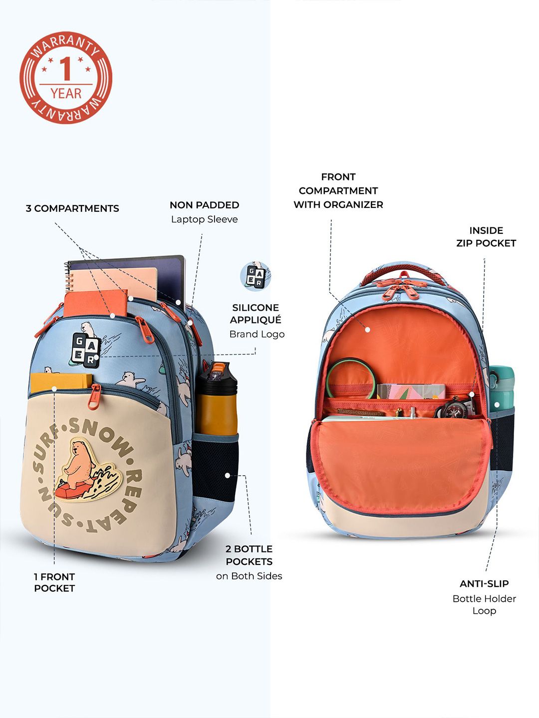 Gear Unisex Backpack