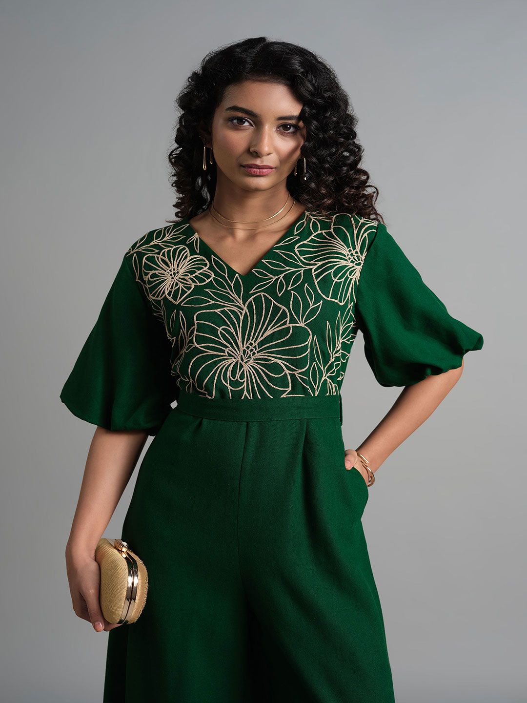 AND Printed Basic Jumpsuit