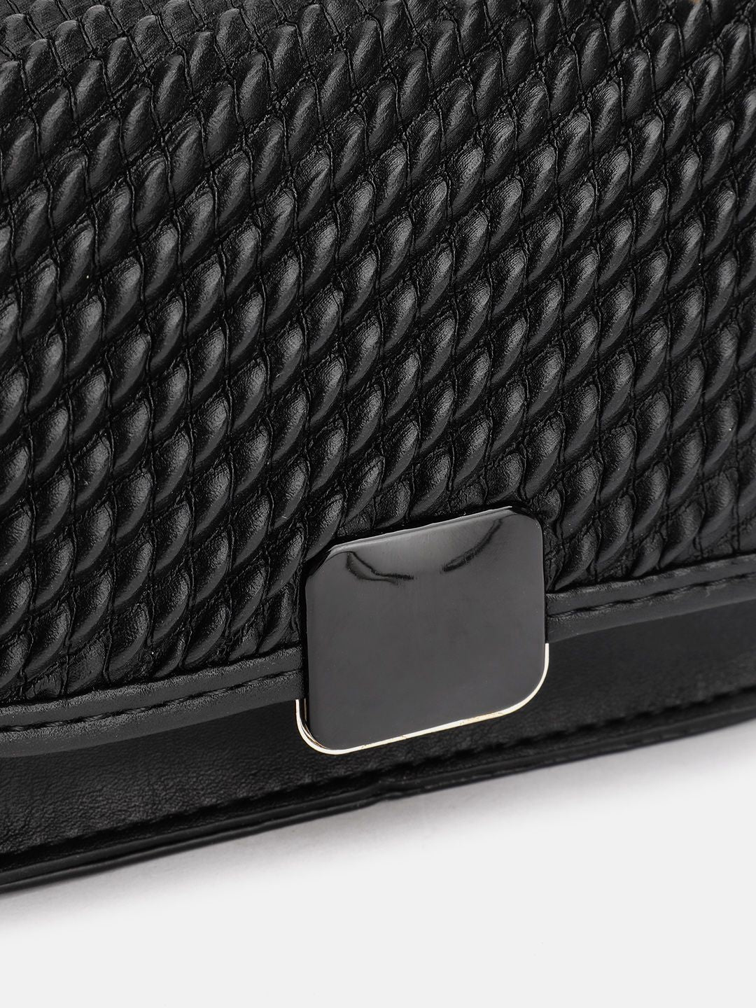 DressBerry Textured Structured Satchel