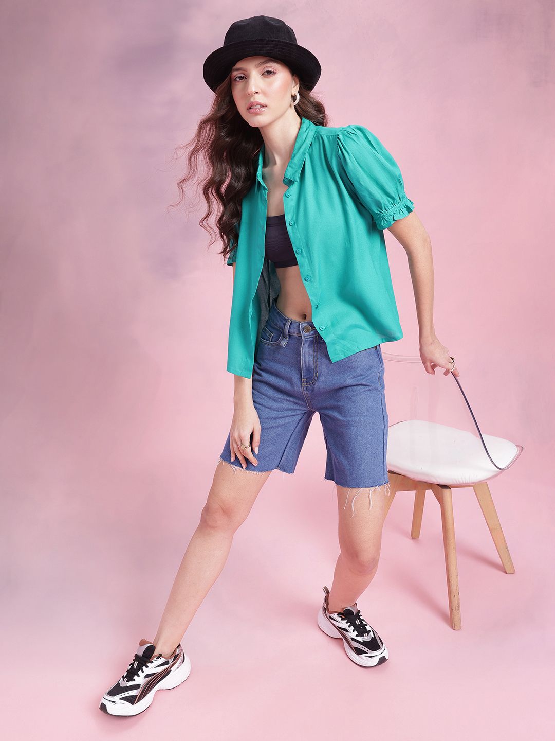 DressBerry Puff Sleeve Shirt