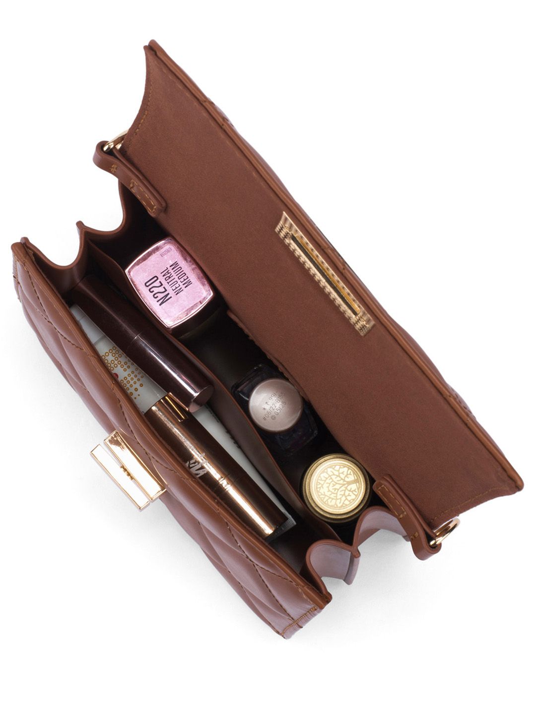 Lino Perros Structured Shoulder Bag With Quilted