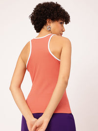 DressBerry Retro Racer Ribbed Tank Top
