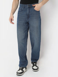 SPYKAR Non-Stretchable Tapered Loose Fit Light Fade Pure Cotton Jeans