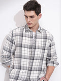 HIGHLANDER Men Opaque Checked Casual Shirt