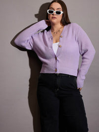 SASSAFRAS Curve Women Ribbed Cardigan Sweater