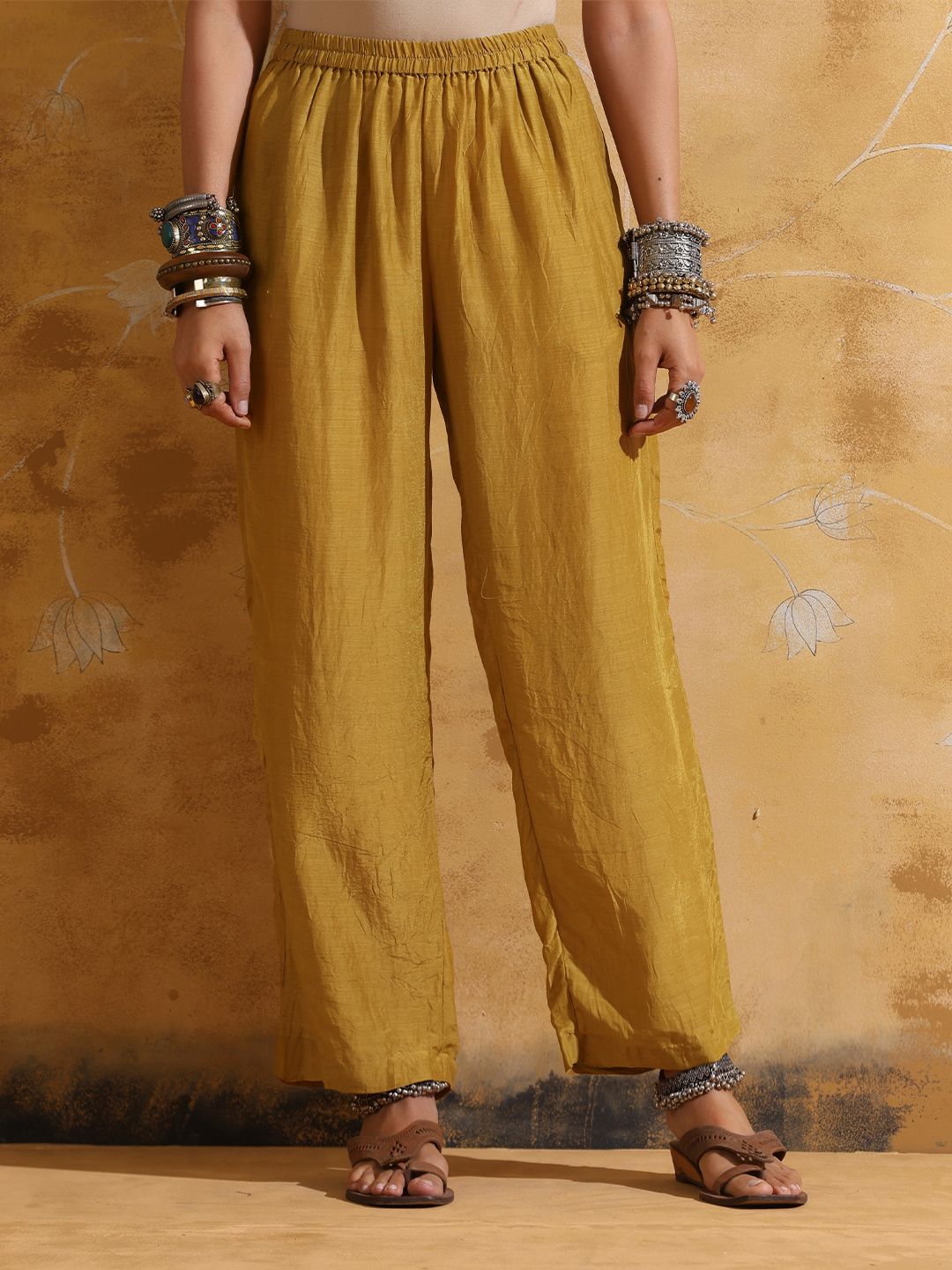 trueBrowns Printed Tunic With Trousers Co-Ords