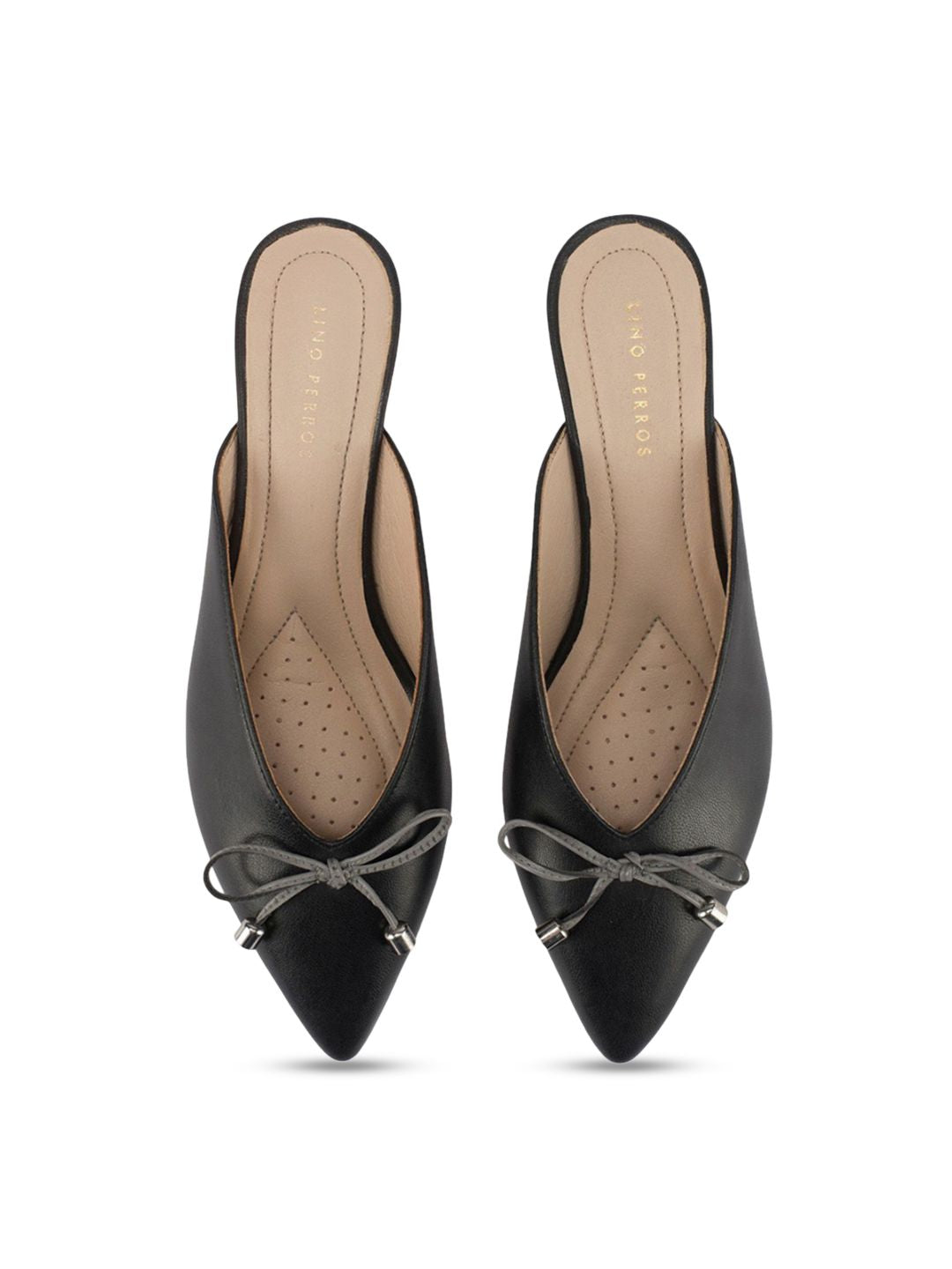 Lino Perros Women Kitten Mules with Bows