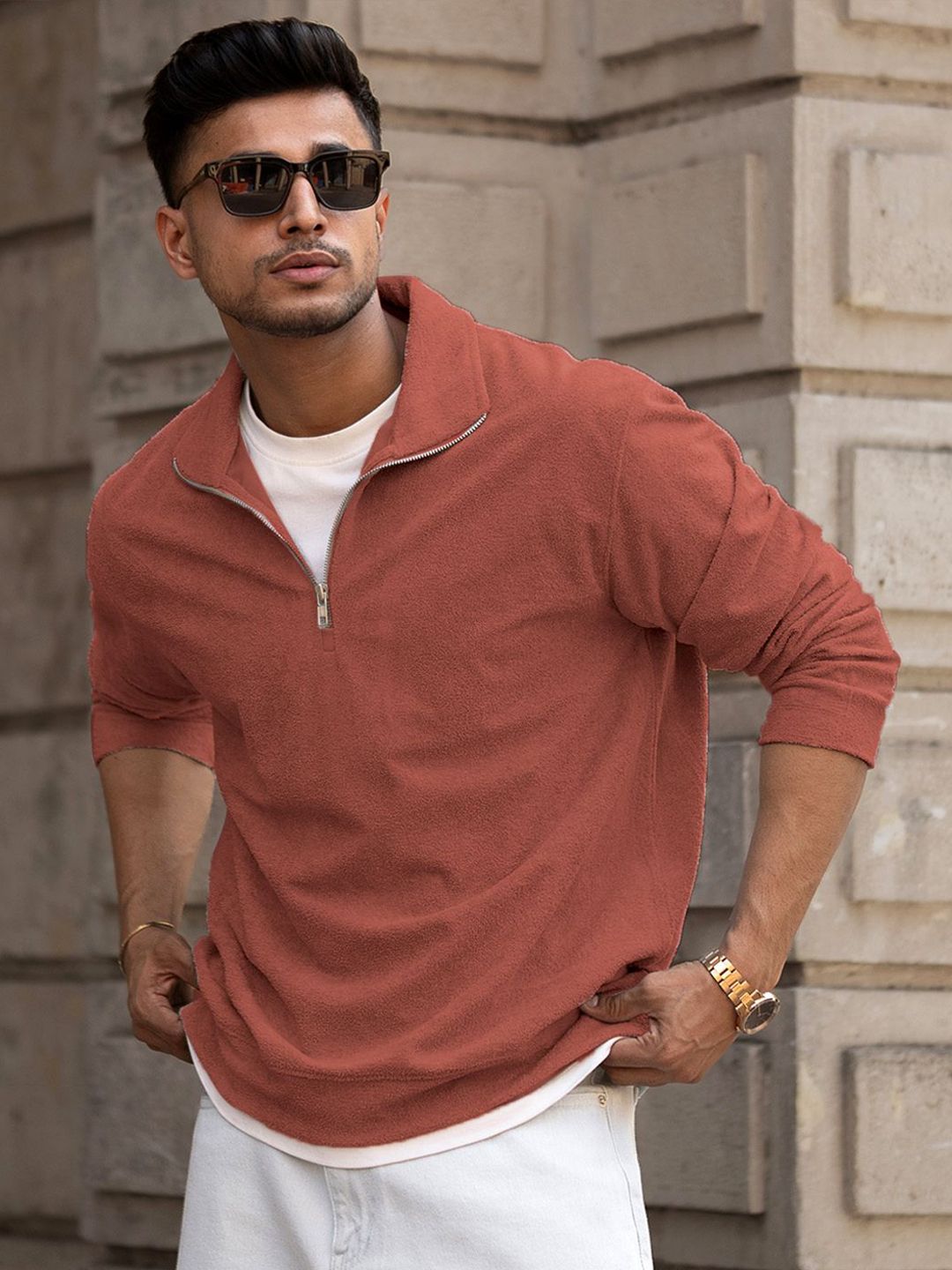 Powerlook Men Polo Collar T-shirt