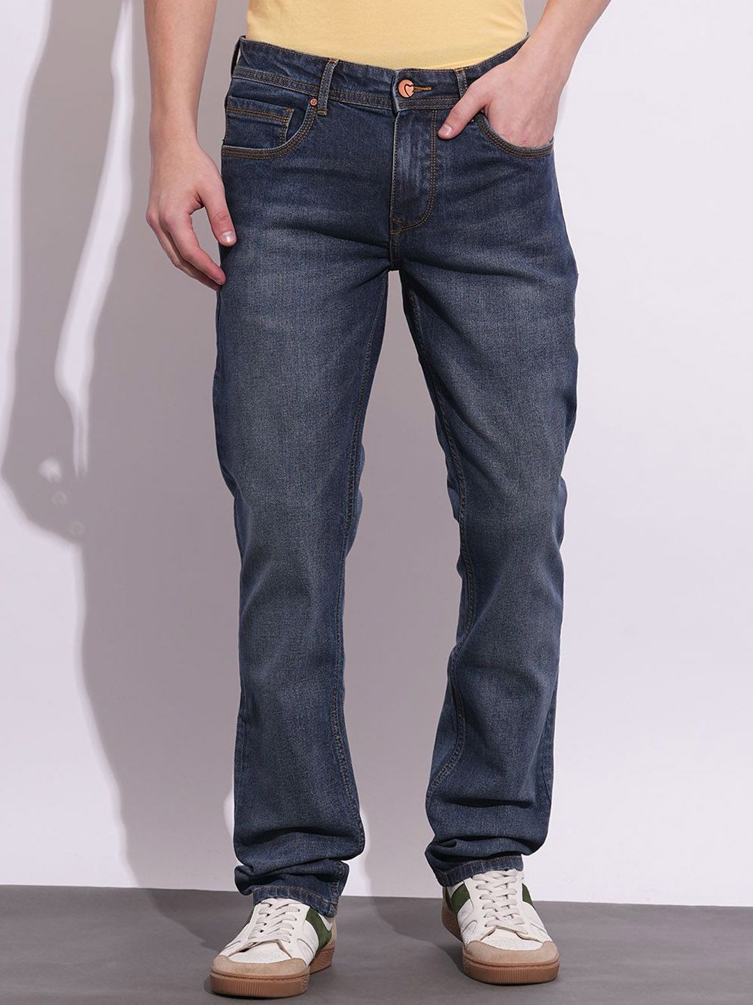 Being Human Men Classic Light Fade Stretchable Jeans