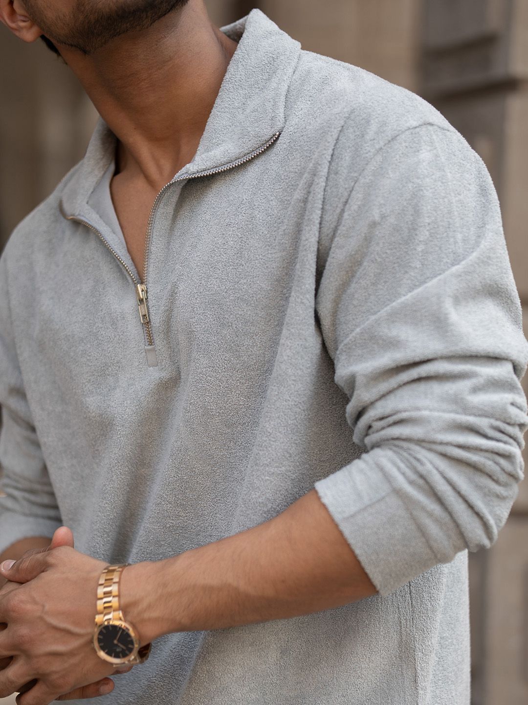 Powerlook Men Solid Polo Collar T-shirt