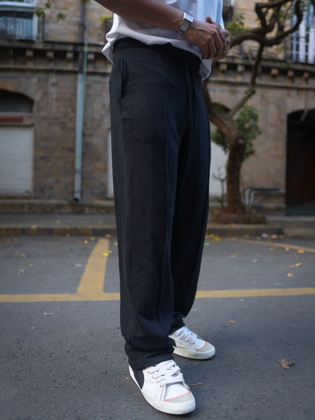 Powerlook Men Relaxed Baggy Fit Track Pants