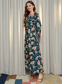 Berrylush Floral Printed Maxi Dress