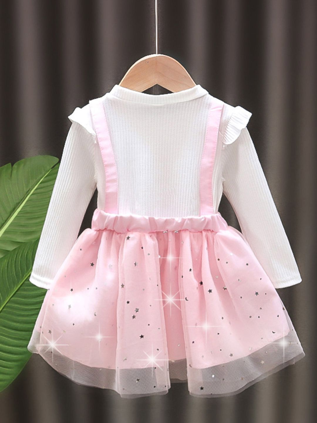 YK Colourblocked Fit & Flare Dress