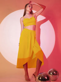 Berrylush High Rise Tulip Maxi Skirt