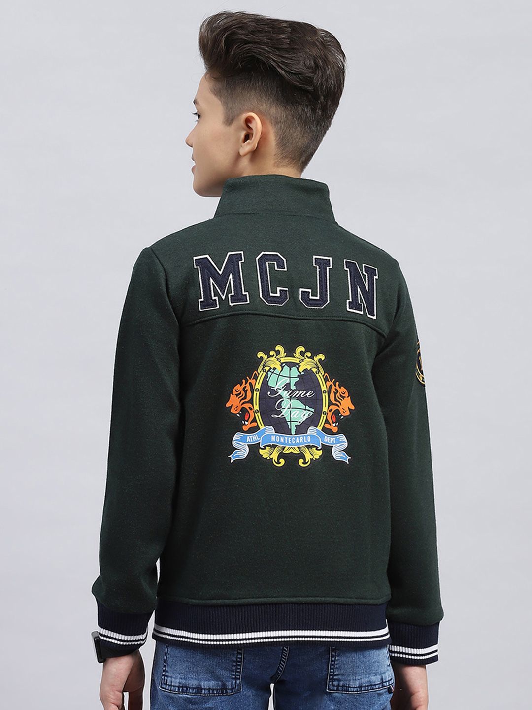 Monte Carlo Kids Boys Embroidered Sweatshirt