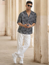 Powerlook Men Opaque Printed Casual Shirt