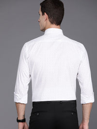 Raymond Men Pure Cotton Micro Ditsy Slim Fit Formal Shirt