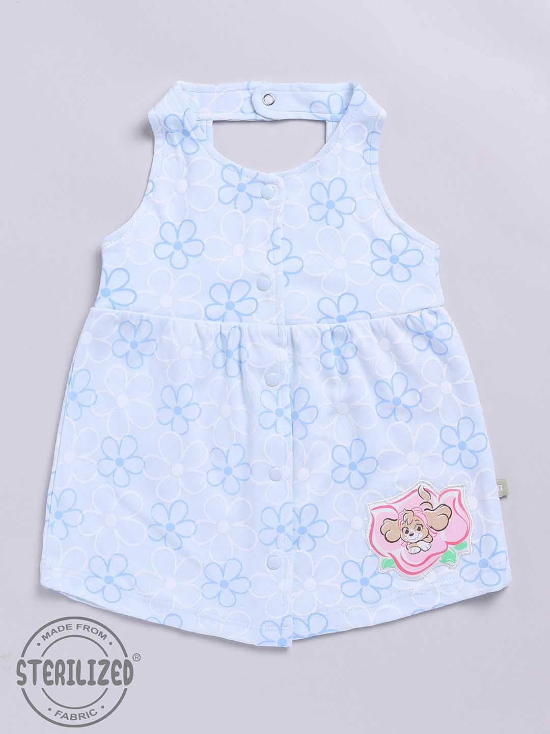 Moms Love Infant Girls Paw Patrol Printed Pure Cotton Fit & Flare Dress