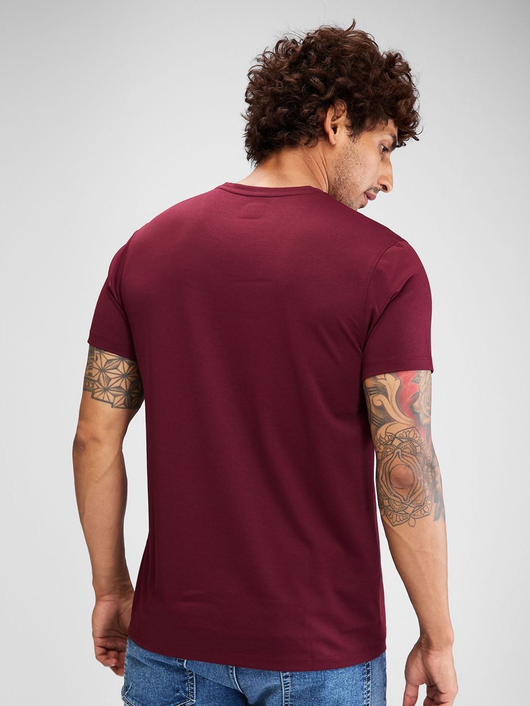 SPYKAR Men Pockets Slim Fit T-shirt