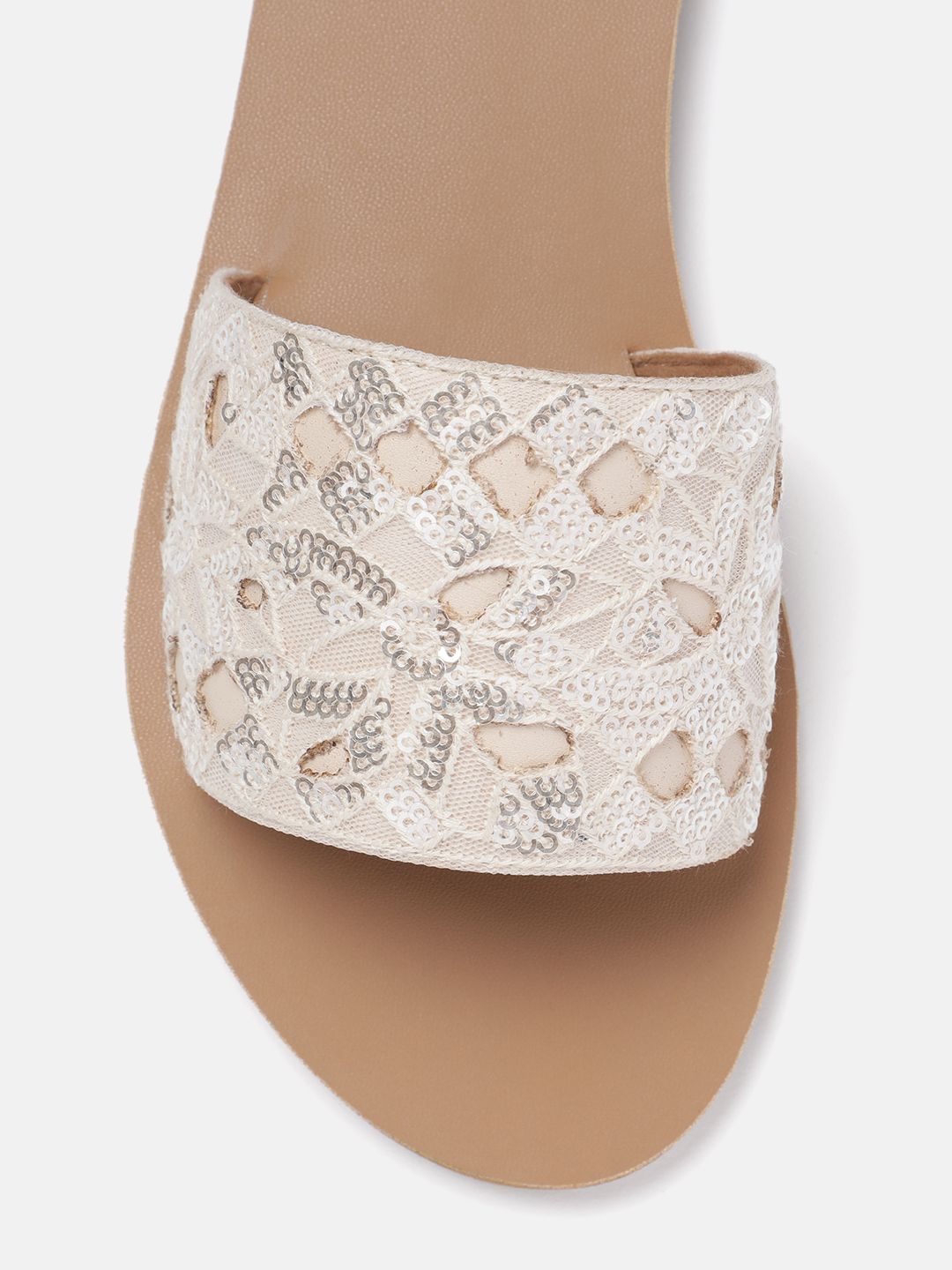 Anouk Women Embroidered Open Toe Flats