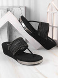 Metro Embellished Platform Pumps