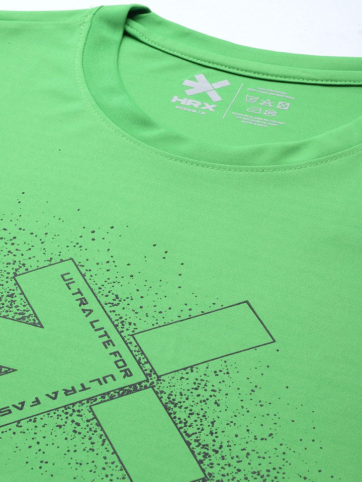 HRX by Hrithik Roshan Brand Logo Print Running T-shirt