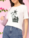 DressBerry Visual Flair Printed T-shirt