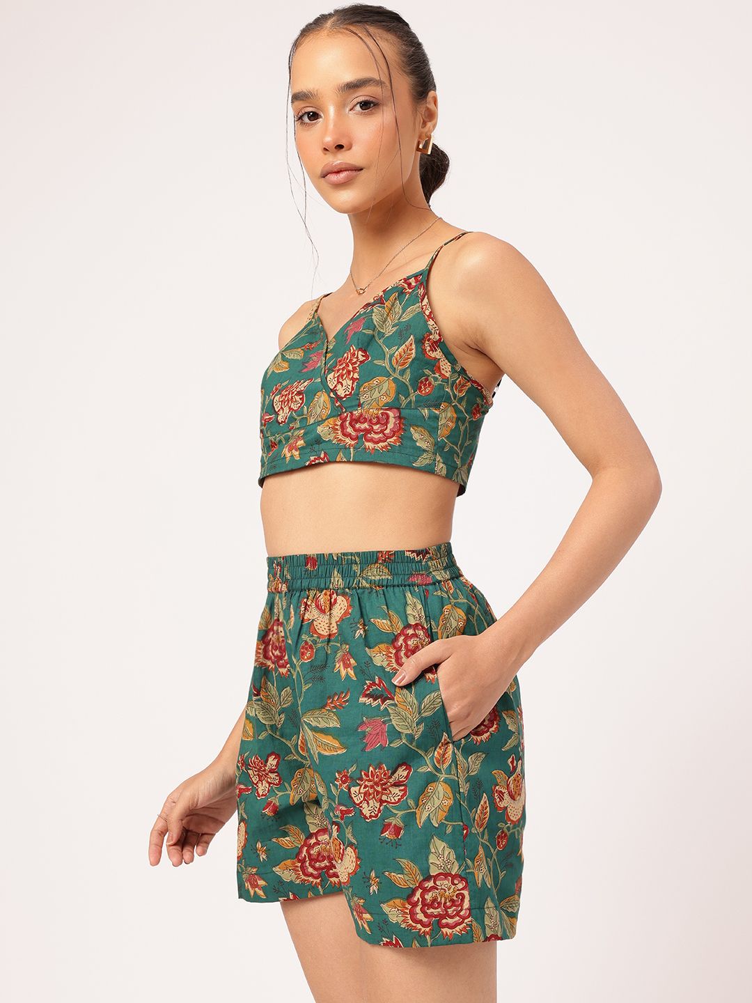 DressBerry Floral Fanatic Printed Co-Ord Set