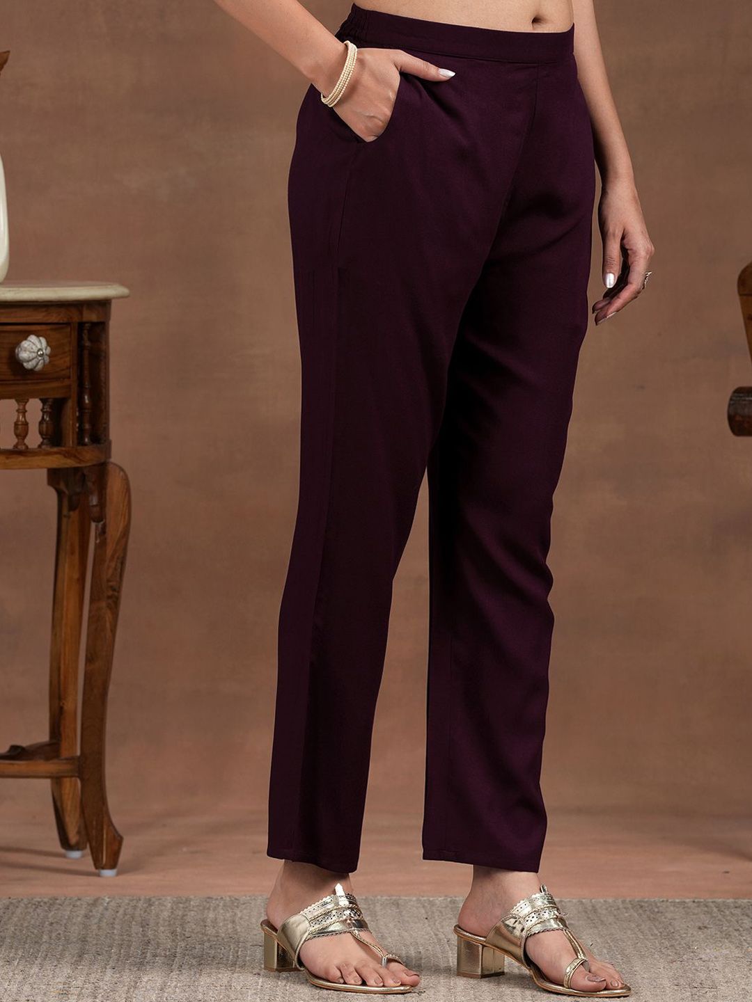 Libas Floral Yoke Design Kurta with Trouser