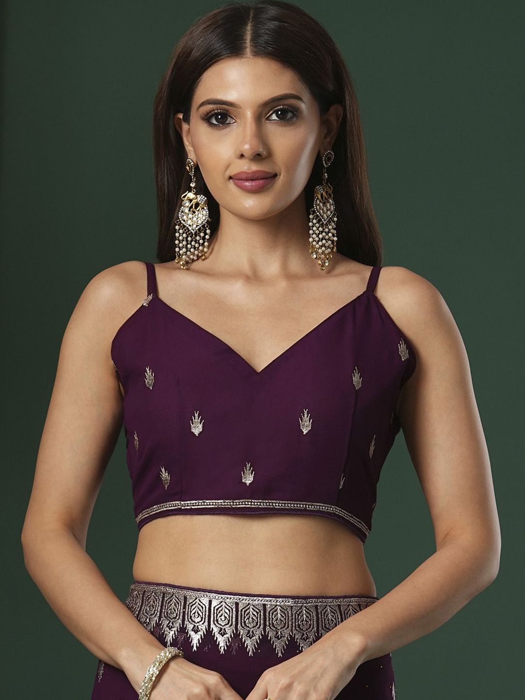 Saree mall Embellished Beads and Stones Sarees