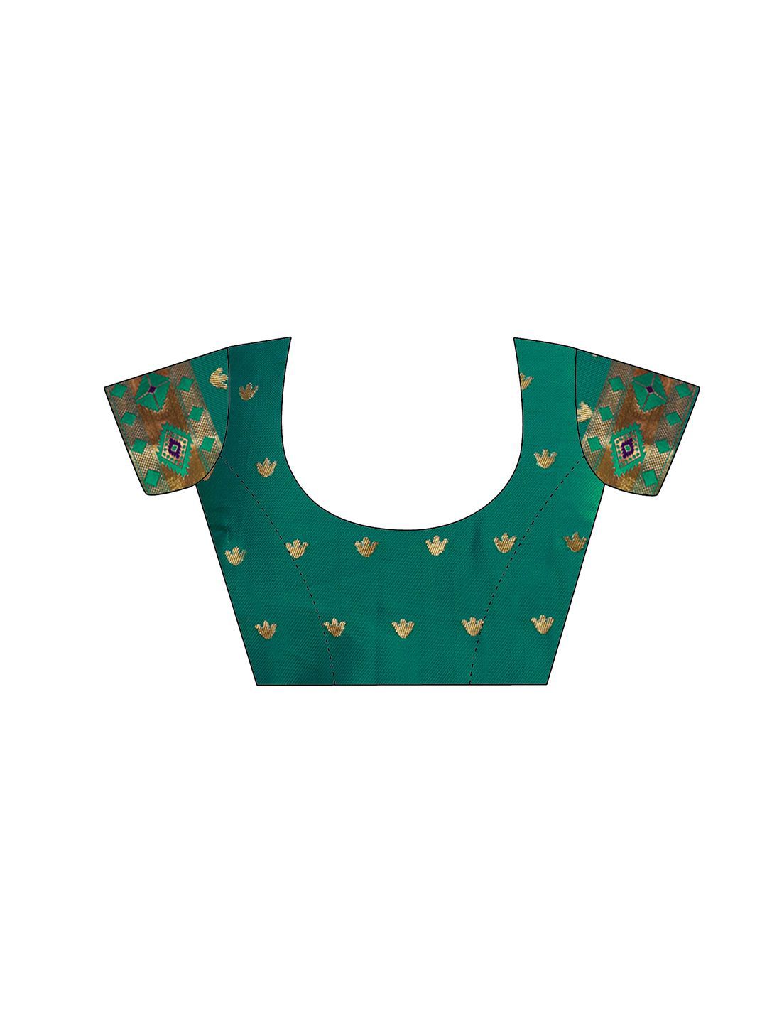 KALINI Woven Design Zari Paithani Saree