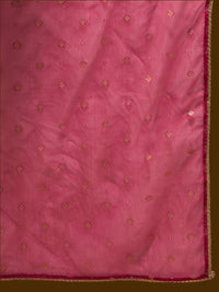 Indo Era Ethnic Motifs Yoke Design Straight Zari  Liva Kurta with Trousers & Dupatta