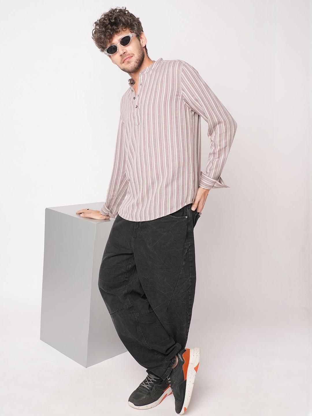 VASTRADO Men Striped Kurta