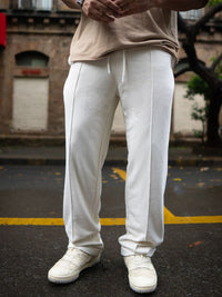 Powerlook Men Baggy-Fit Mid-Rise Track Pants