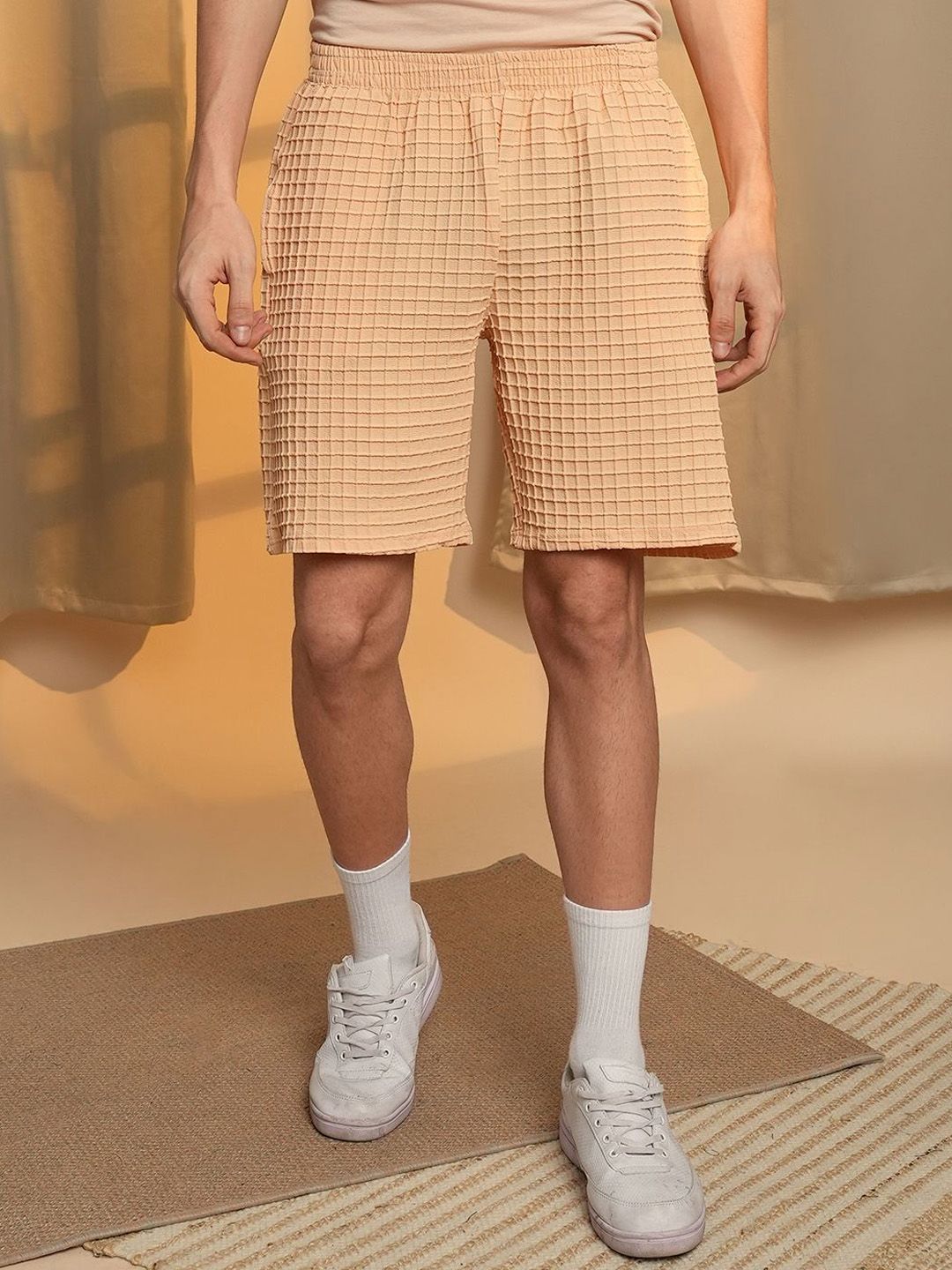 Campus Sutra Shirt With Short Co-Ords