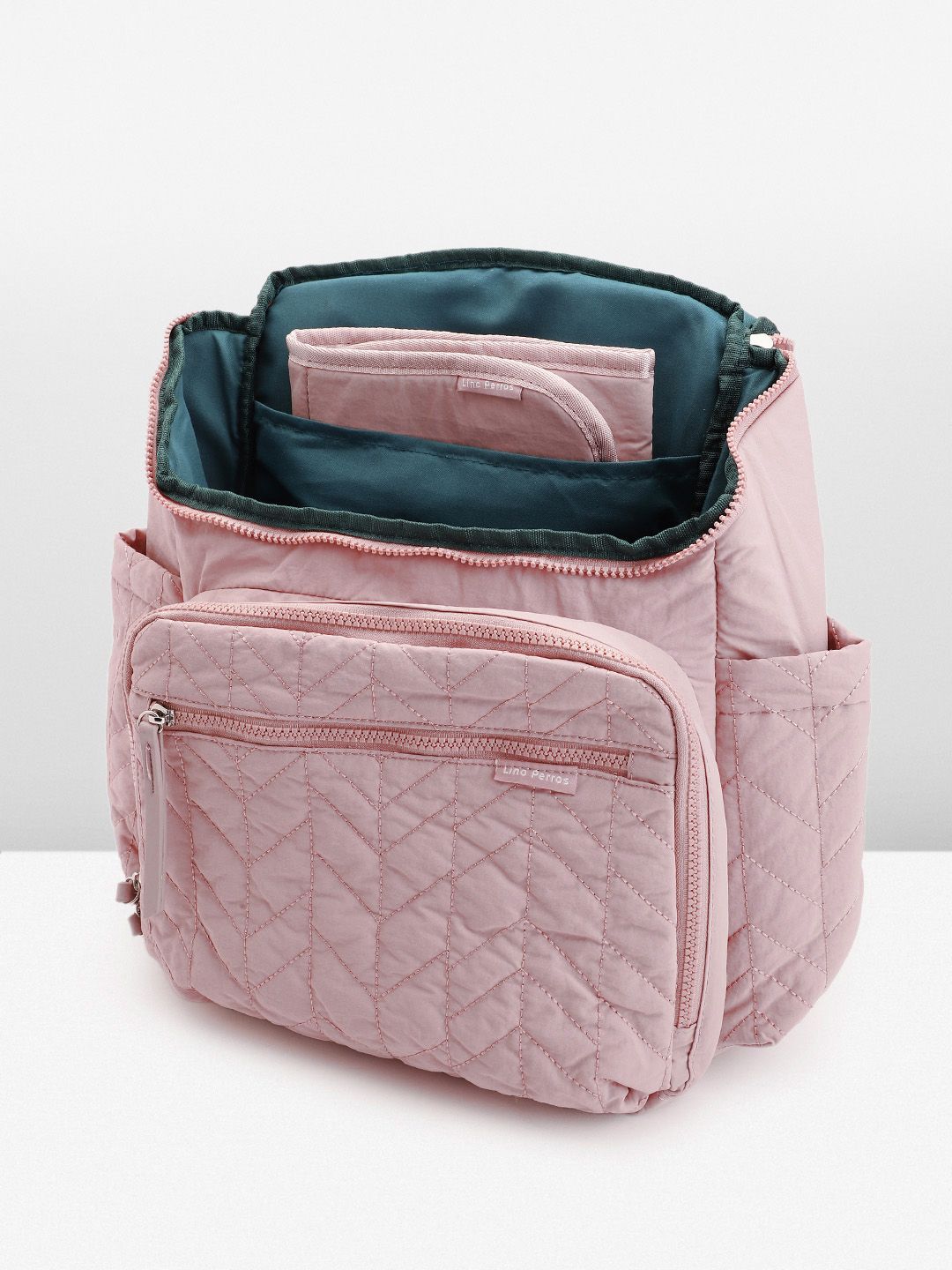 Lino Perros Textured Mommy Backpack - 13Inch